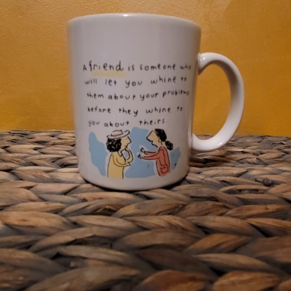 Shoebox Greetings Hallmark "A Friend is Someone Who Will Let You Whine" Cup Mug - Picture 2 of 4